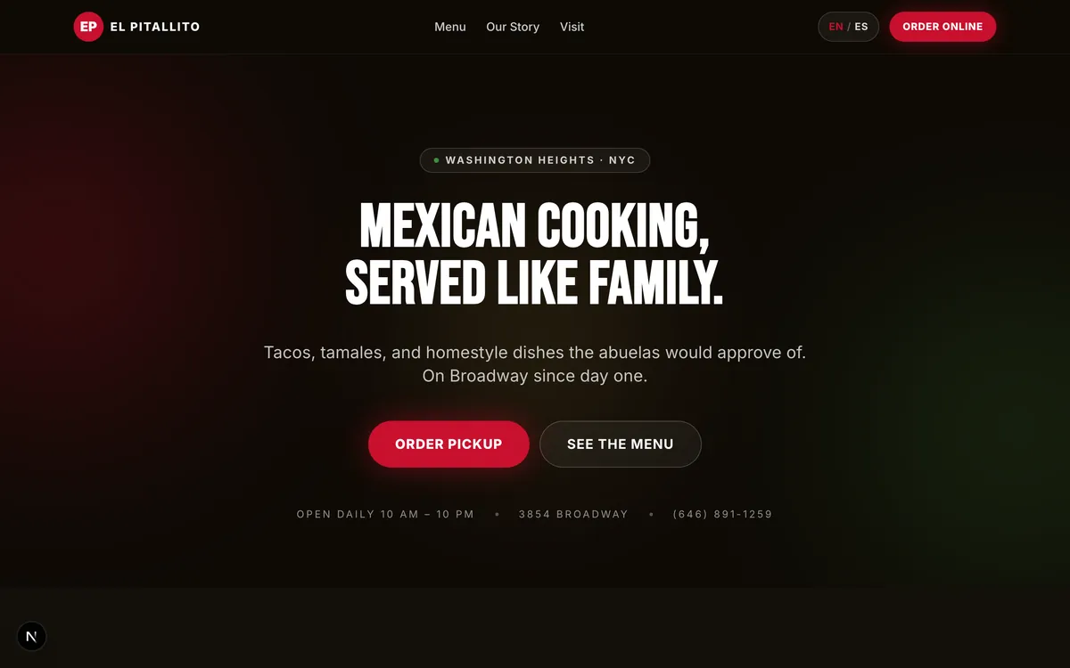 El Pitallito — Restaurant · NYC