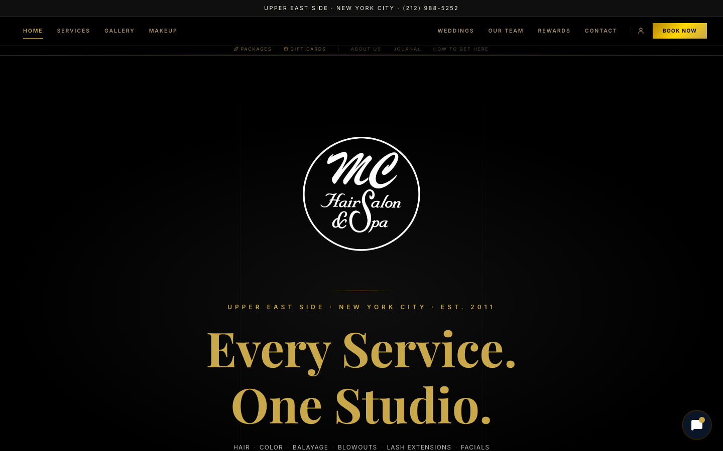 MC Hair Salon — Booking + Payments