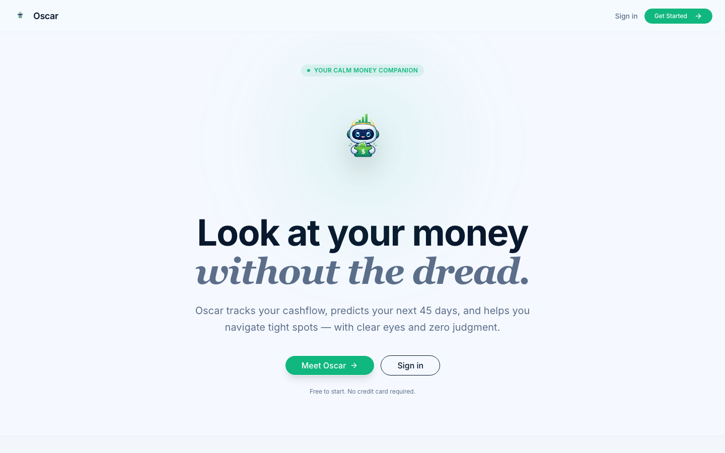 Oscar — AI Web App